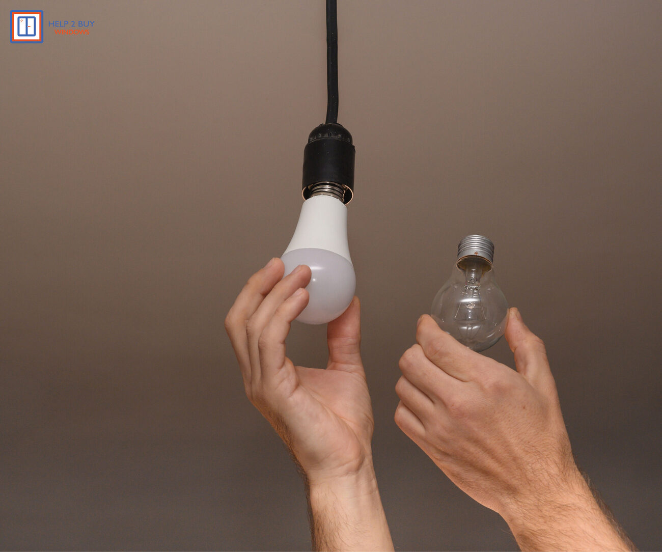 Switching to energy-efficient LED bulbs