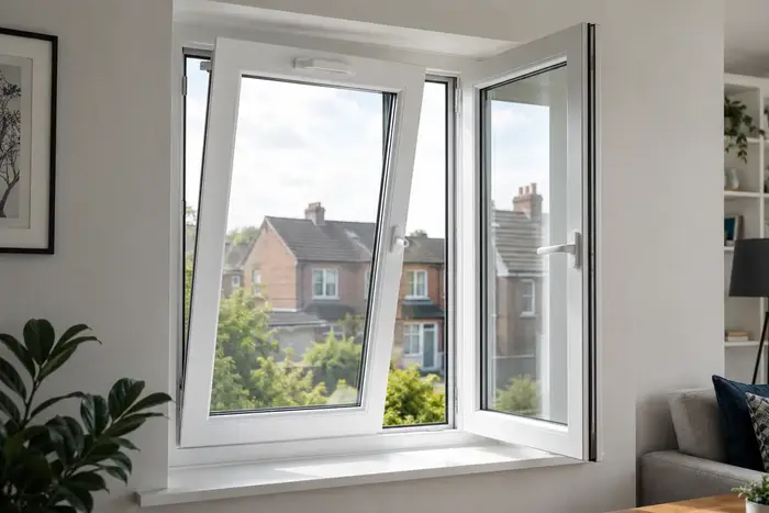 uPVC tilt and turn window