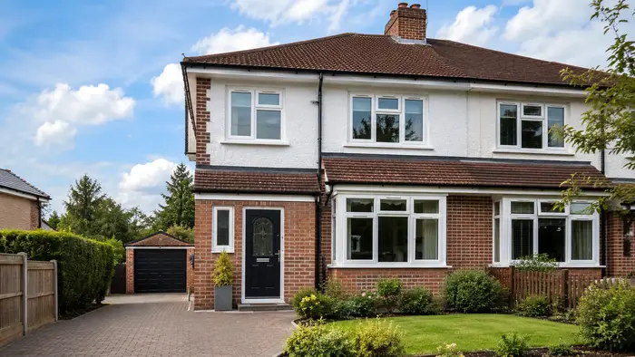 Double glazed windows fitted on a UK home