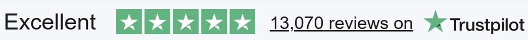 Rated 4.9 out of 5 on Trustpilot