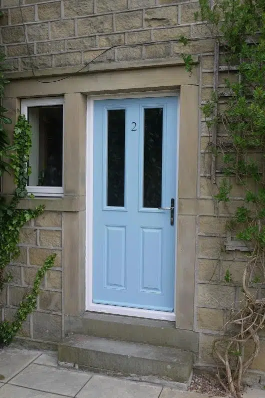 duck egg blue contemporary composite doors