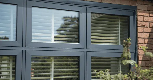 Grey triple glazed windows