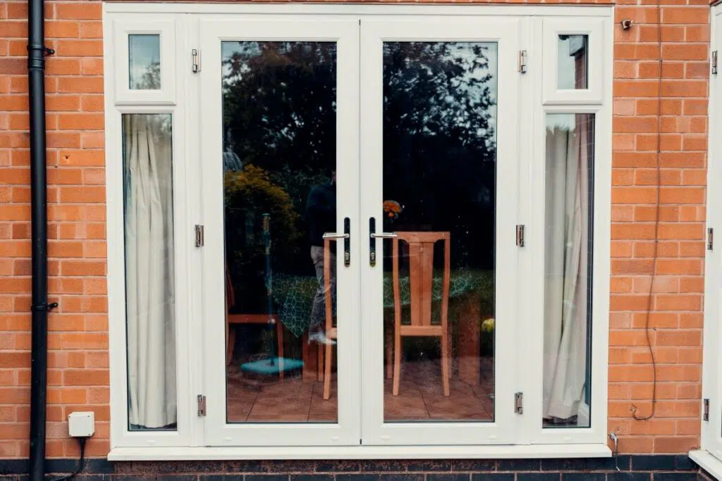 New upvc French Doors installed by Help 2 Buy Windows