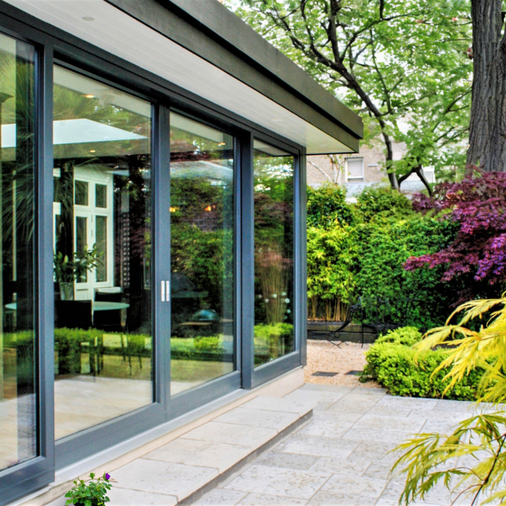 Patio with patio doors