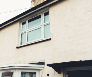 Upstairs window