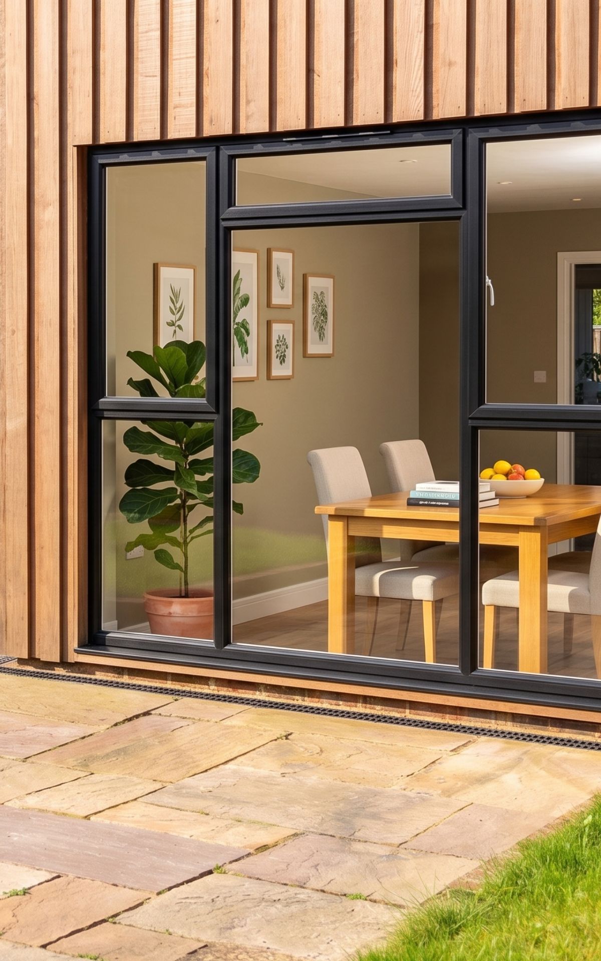 Black uPVC Windows